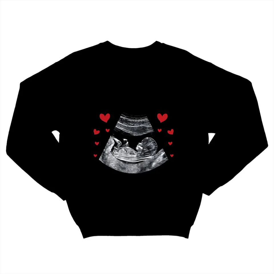 Mommy This Mother's Day I'll Be Snuggled Up In Your Tummy - Personalized T-shirt - Best Gift For Her  For Mom Pregnancy Gifts For Pregnant Women - 302IHPNPTS240 - Image 7