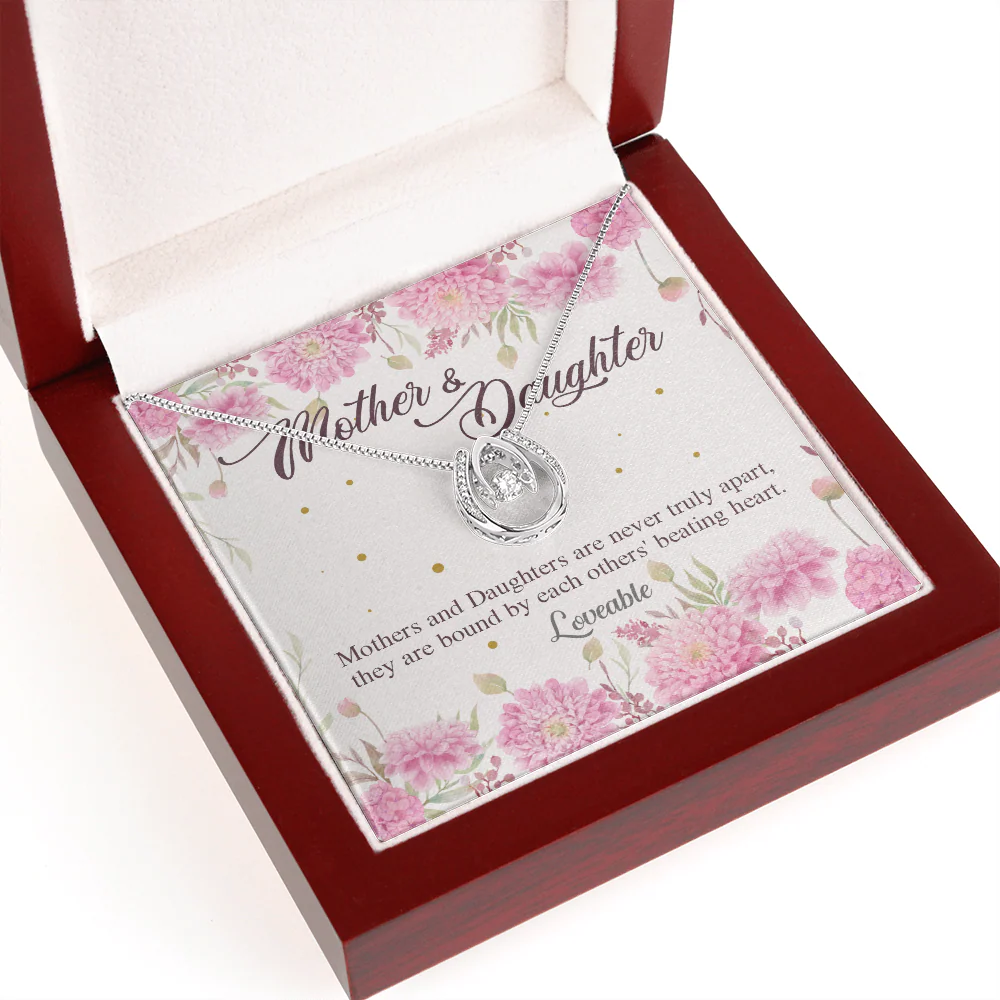 Mother And Daughter Are Never Truly Apart - White Gold Necklace - Mother And Daughter Gift - Image 6
