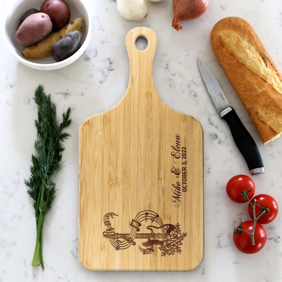 Music Note - Personalized Cutting Board - Music Gift - Anniversary Gift for Her Him - Image 6