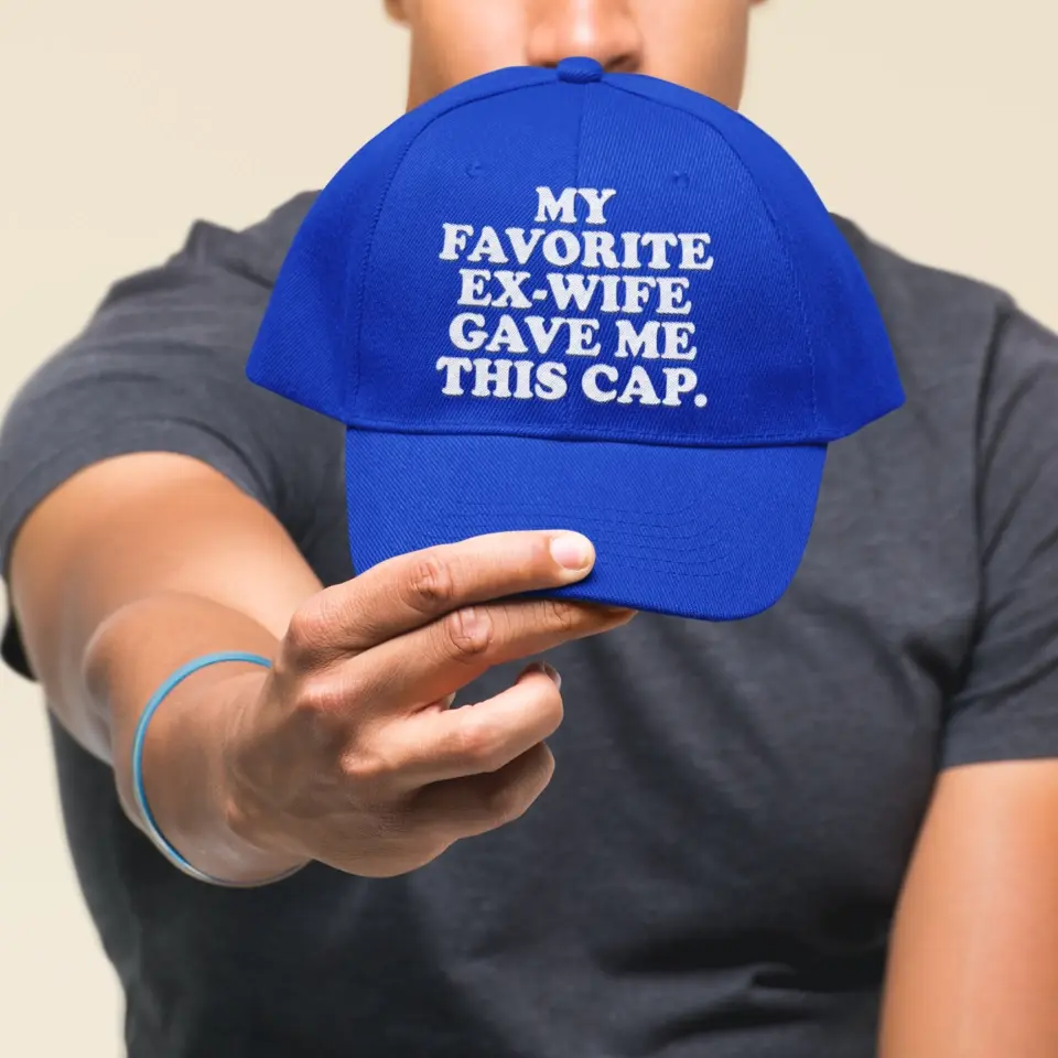My Favorite Ex-Wife Gave Me This Cap Twill Cap Funny Gift For Ex-Husband - Image 4