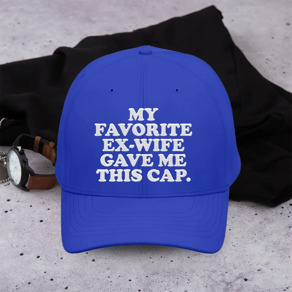 My Favorite Ex-Wife Gave Me This Cap Twill Cap Funny Gift For Ex-Husband - Image 5