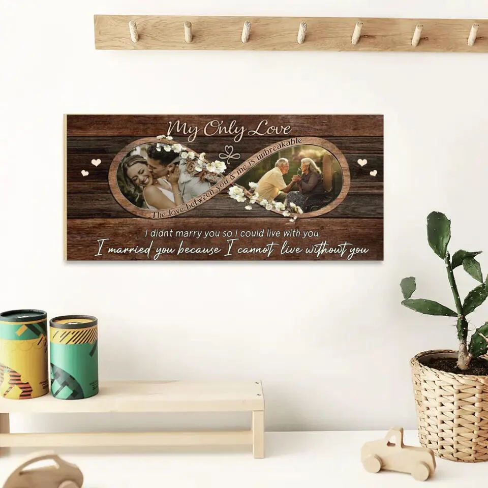 My Only Love The Love Between You And Me Is Unbreakable - Personalized Key Holder - 1 Year Anniversary Gift For Wife - Image 10