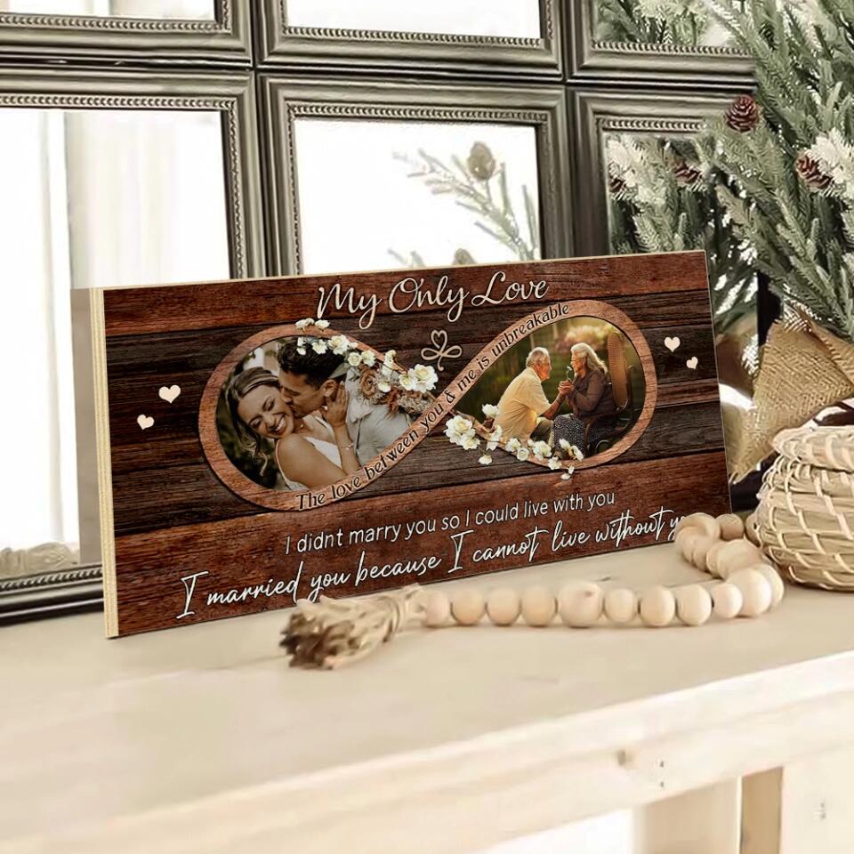 My Only Love The Love Between You And Me Is Unbreakable - Personalized Key Holder - 1 Year Anniversary Gift For Wife - Image 12