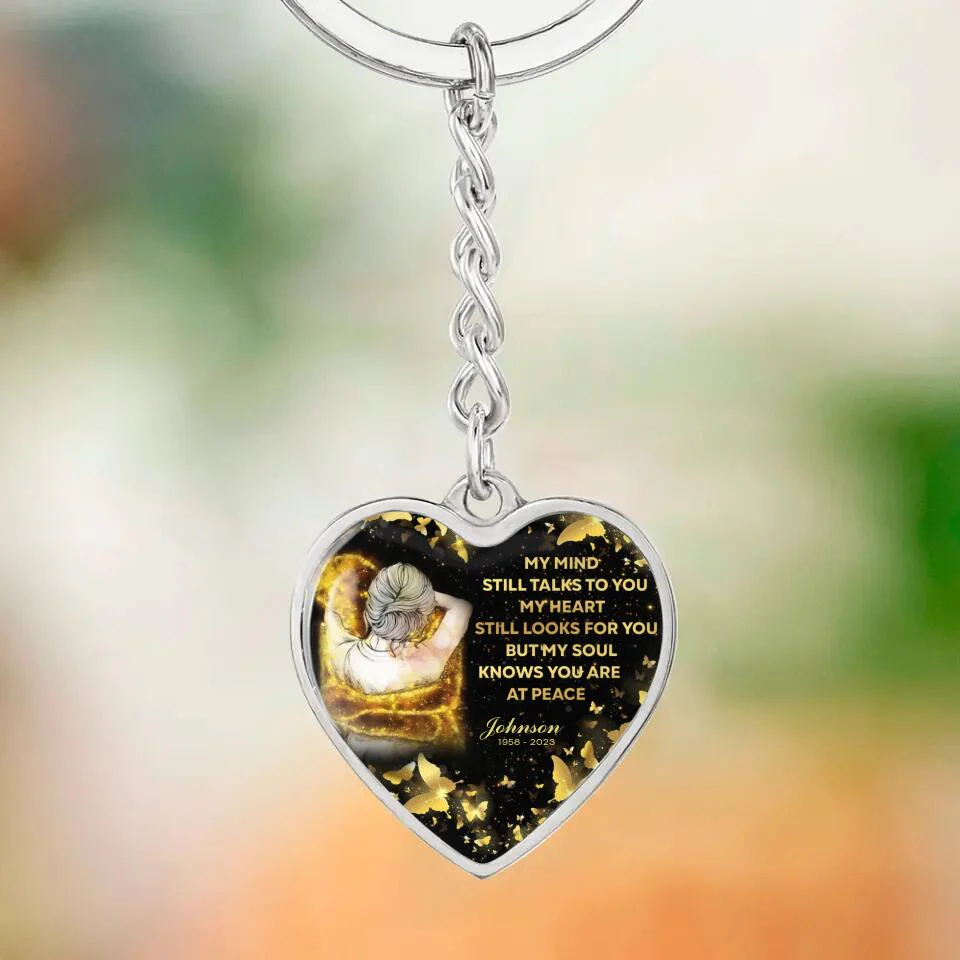 My Soul Knows You Are At Peace Personalized Necklace Memorial Gift For Family - Image 10