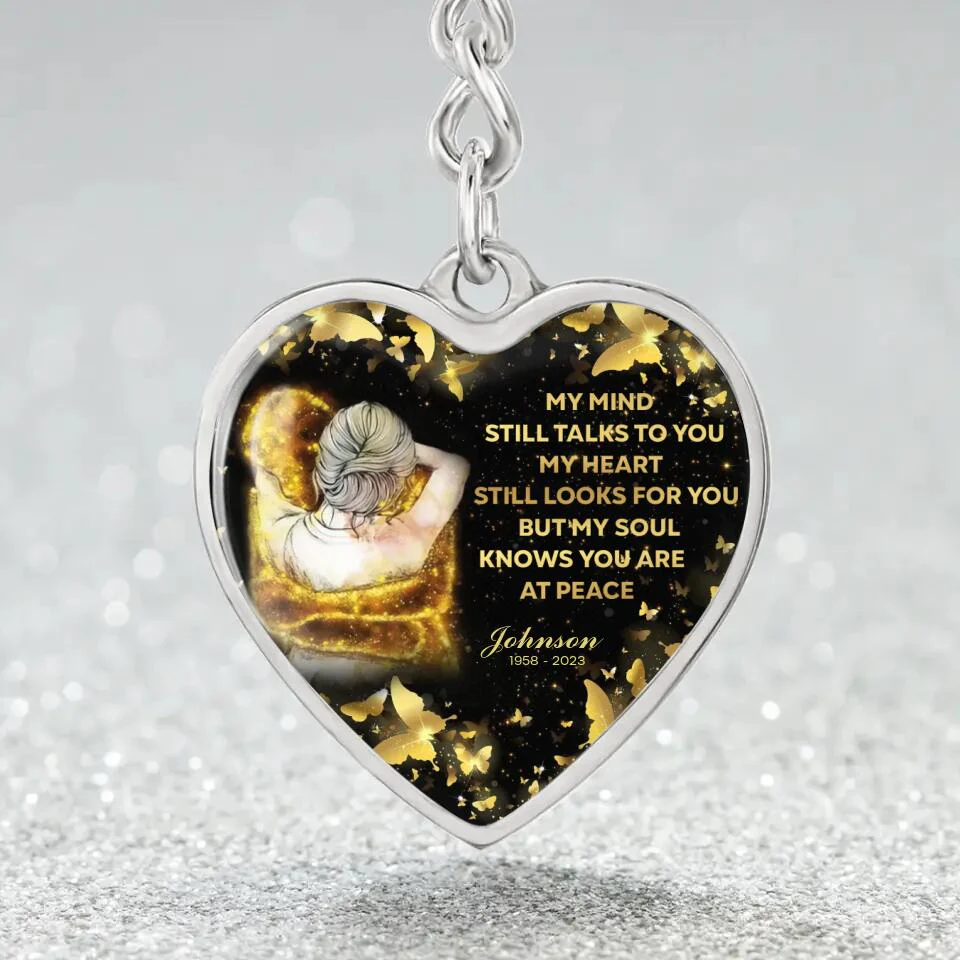 My Soul Knows You Are At Peace Personalized Necklace Memorial Gift For Family - Image 11