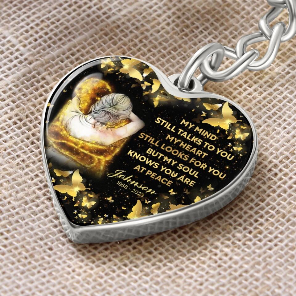 My Soul Knows You Are At Peace Personalized Necklace Memorial Gift For Family - Image 12