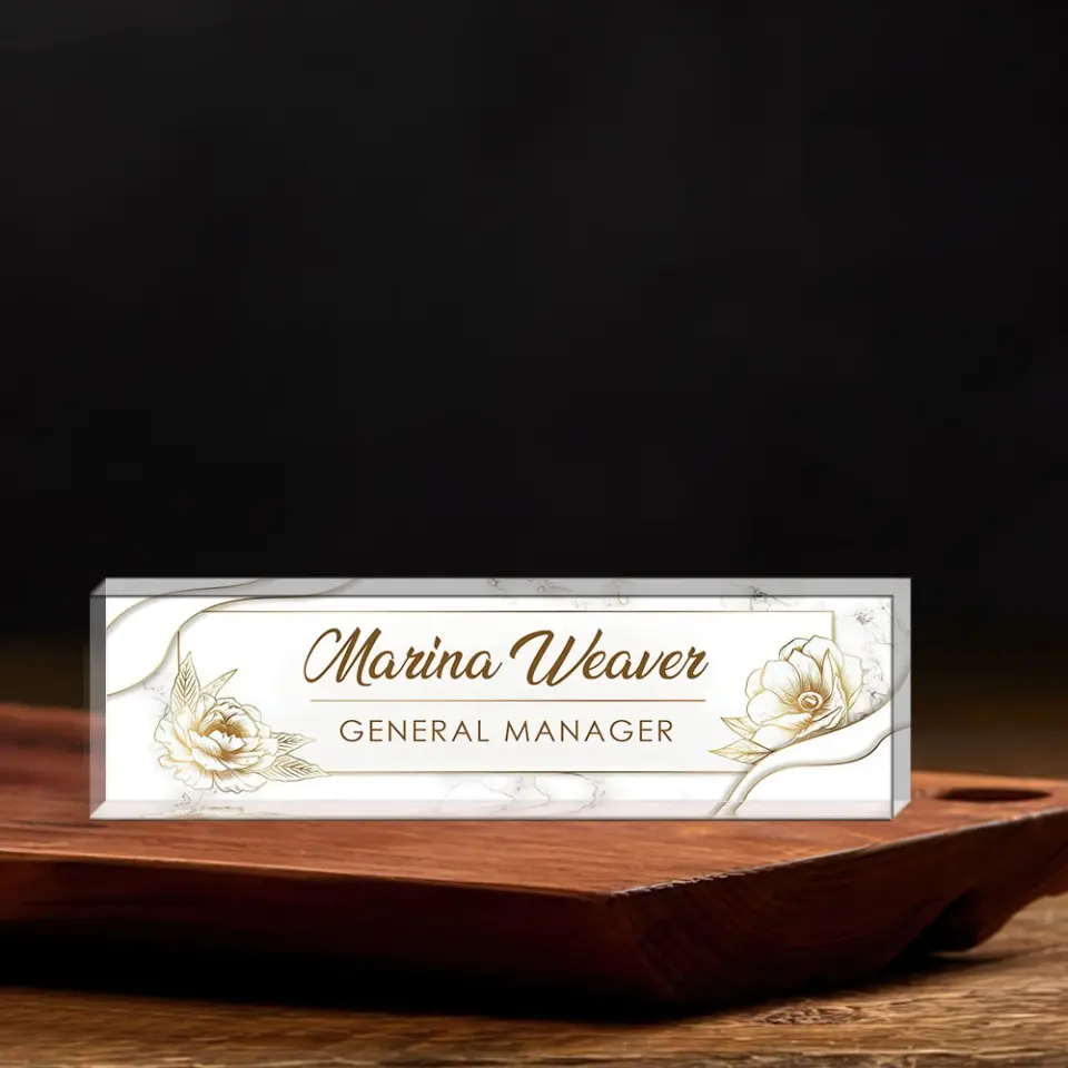 Name Tag Office Personalized Desk Nameplate Gift For Teacher Professor Principal - Image 6