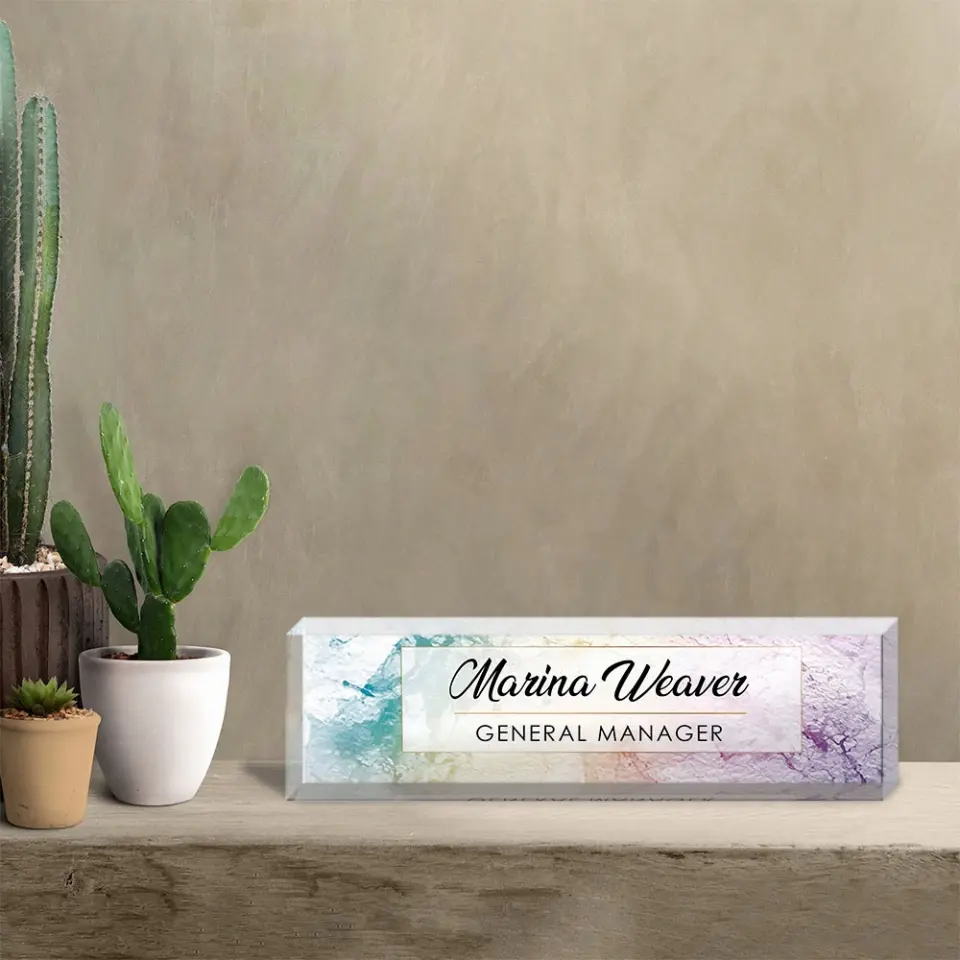 Name Tag Office Personalized Desk Nameplate Gift For Teacher Professor Principal - Image 8