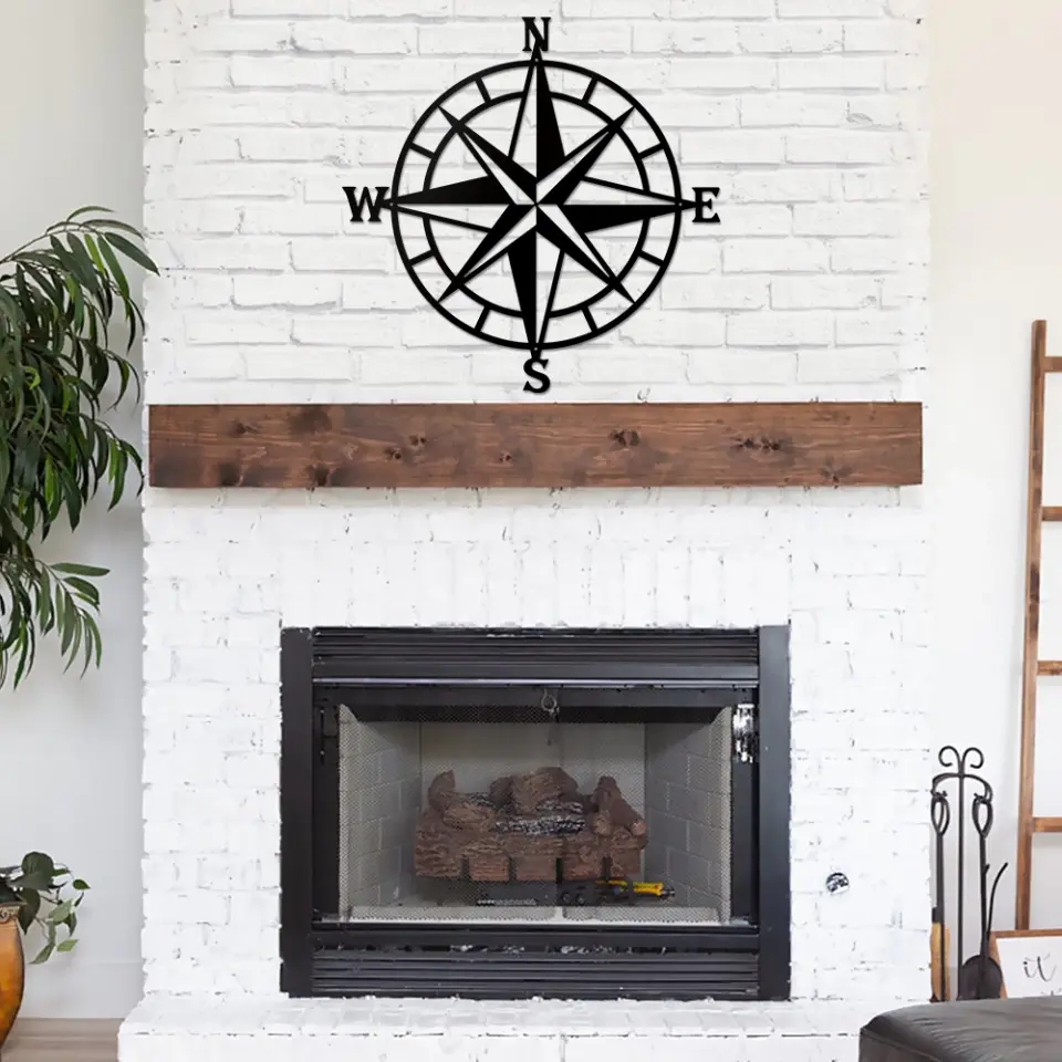 Nautical Compass - Housewarming Gifts For Guys - Cut Metal Sign - Gift For Him - Image 4
