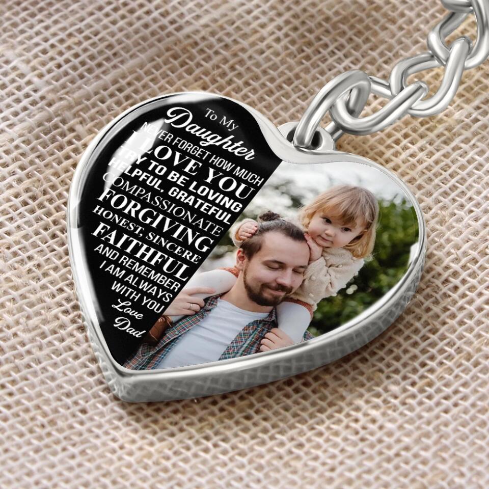 Never Forget How Much I Love You Personalized Necklace - Image 10