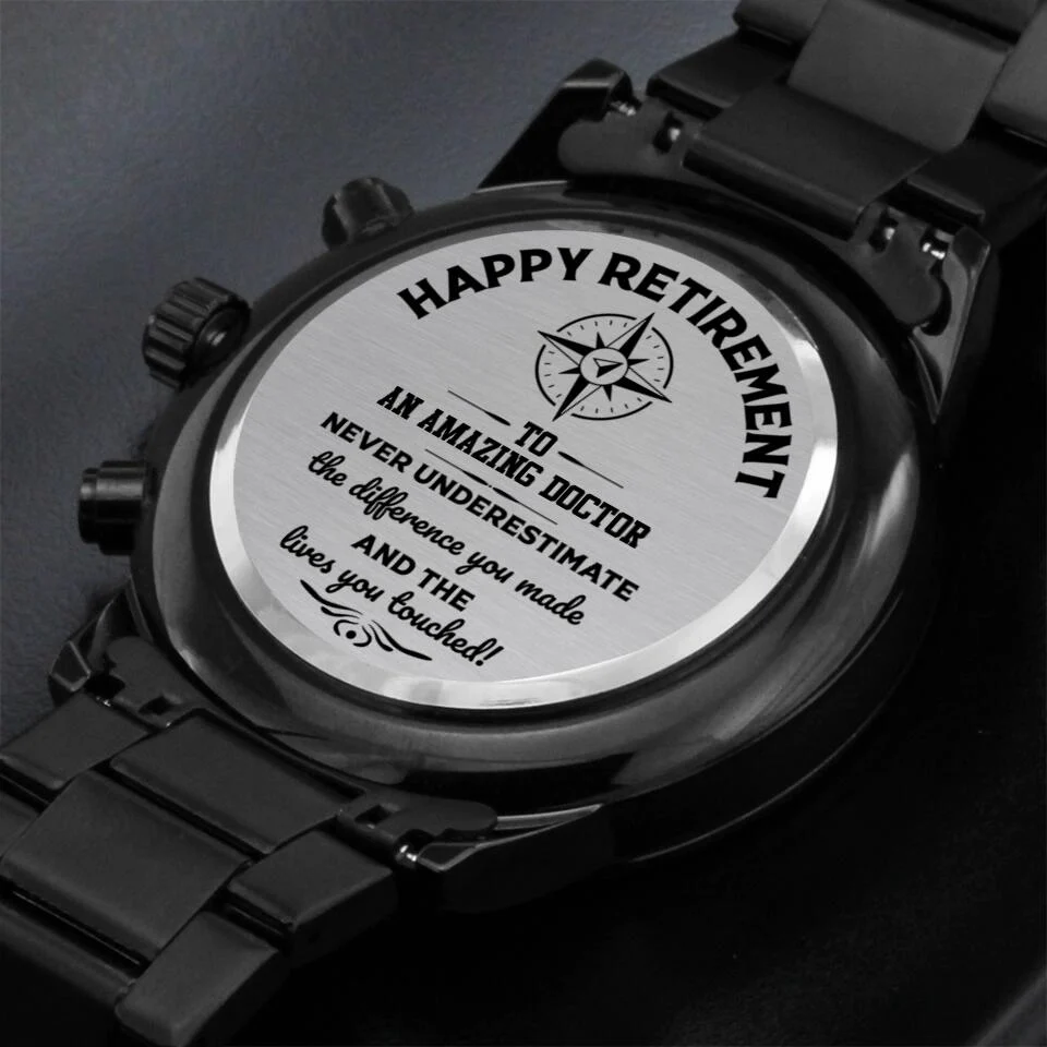 Never Underestimate The Difference You Made And The Lives You Made Personalized Watch - Image 4