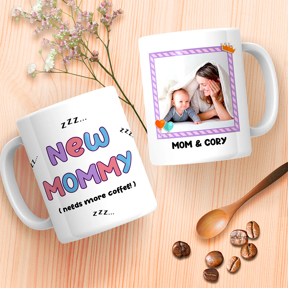 New Mom Customized Mother Photo Personalized Mug - Image 6