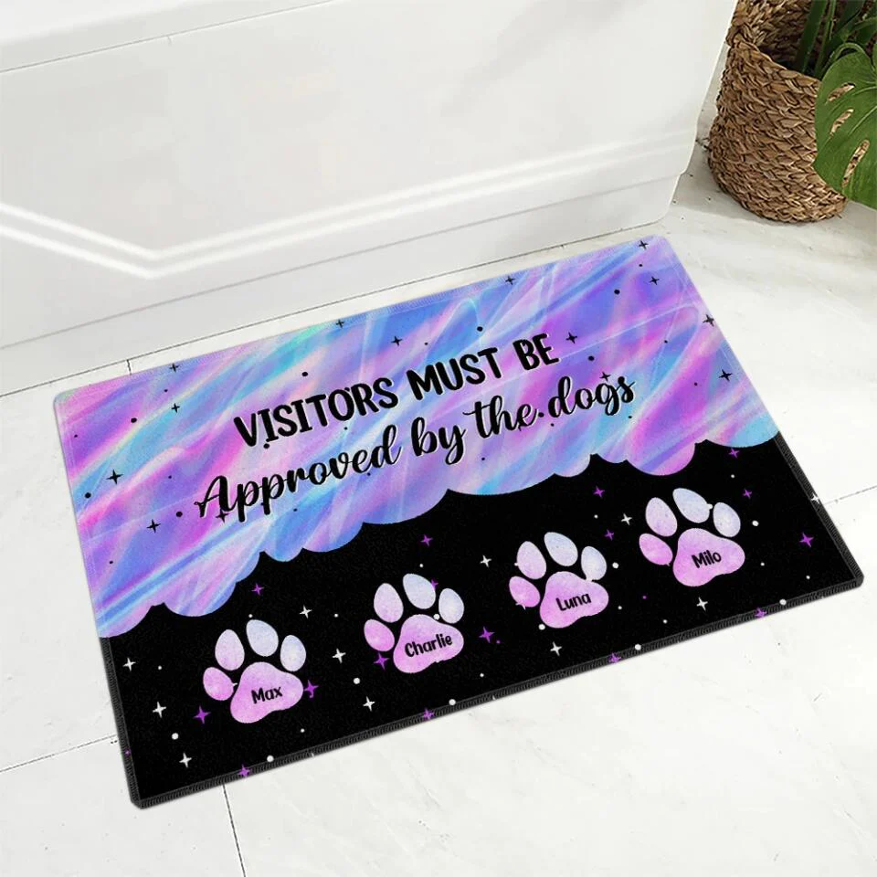 No Need To Knock We Know You Are Here Personalized Doormat Gift For Family Dog Lovers - Image 10