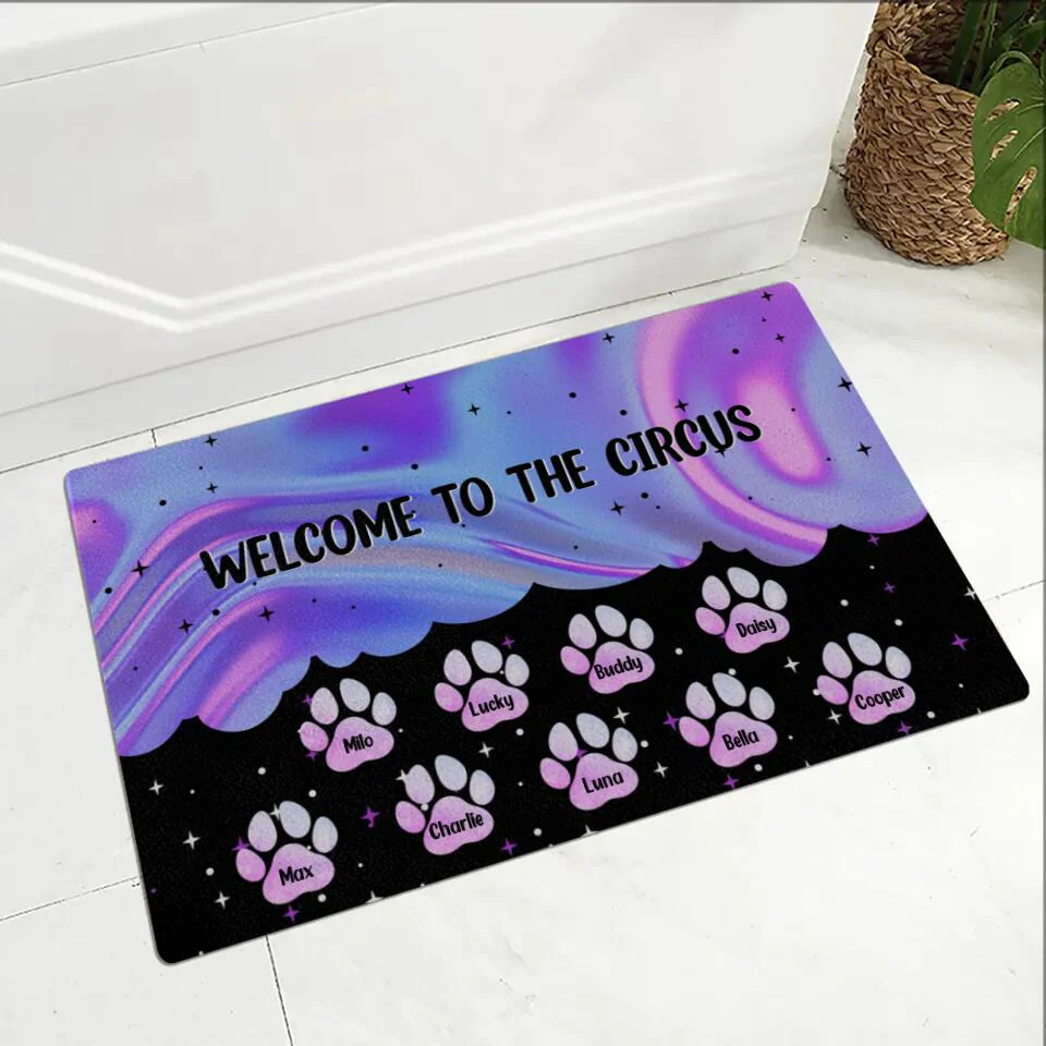 No Need To Knock We Know You Are Here Personalized Doormat Gift For Family Dog Lovers - Image 4