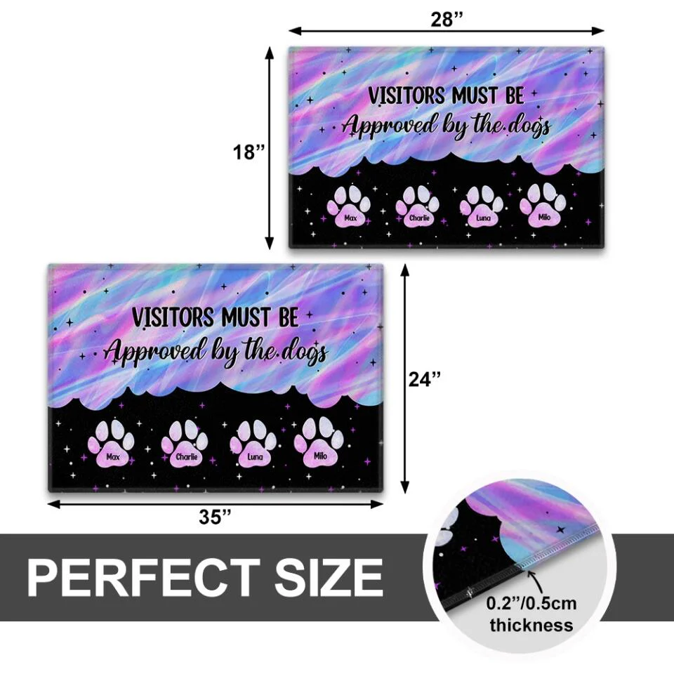 No Need To Knock We Know You Are Here Personalized Doormat Gift For Family Dog Lovers - Image 6