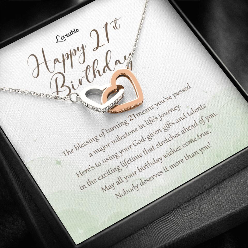 Nobody Deserves It More Than You Personalized Birthday Necklace Gift For Daughter - Image 10