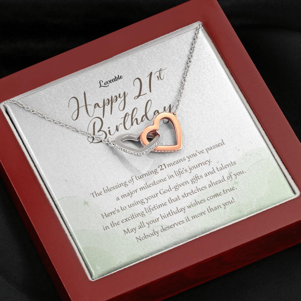 Nobody Deserves It More Than You Personalized Birthday Necklace Gift For Daughter - Image 13