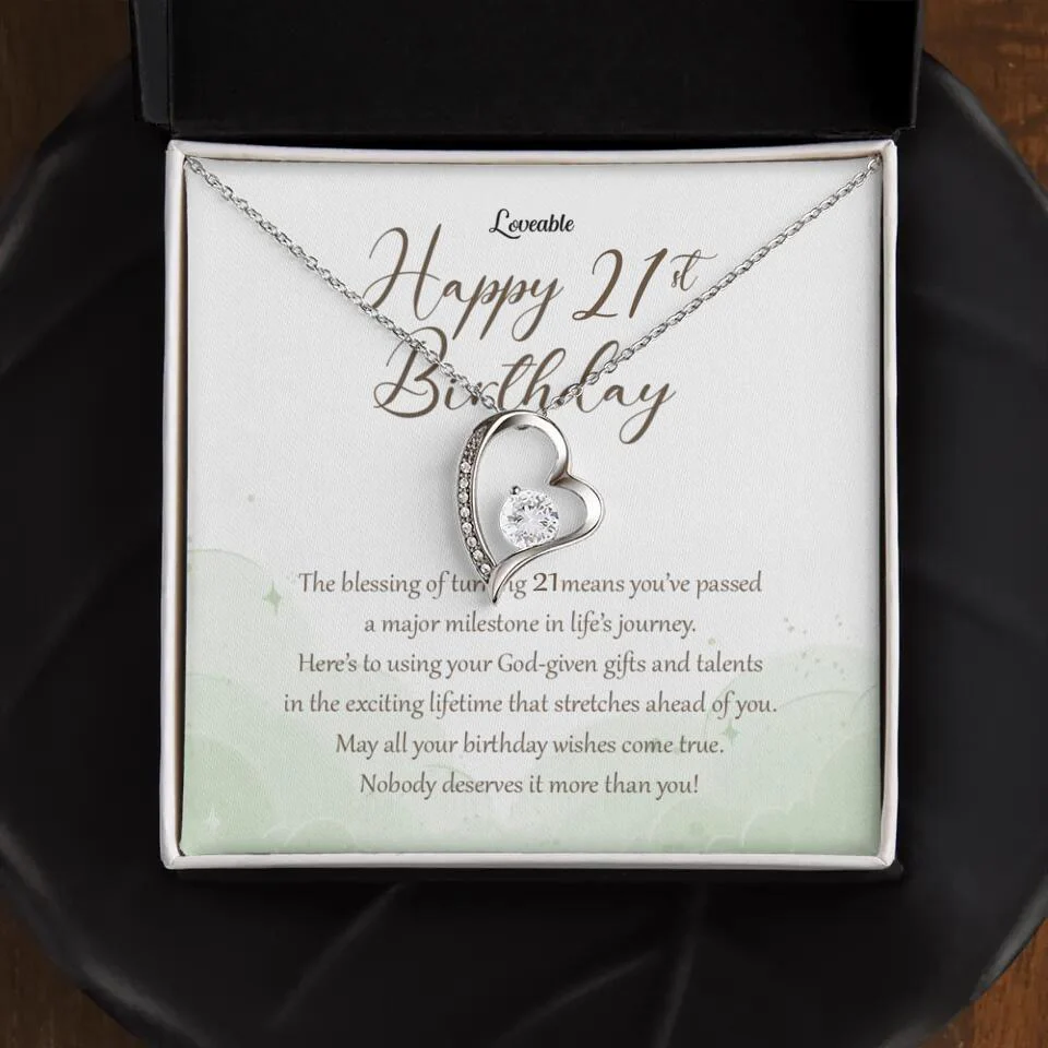 Nobody Deserves It More Than You Personalized Birthday Necklace Gift For Daughter - Image 14