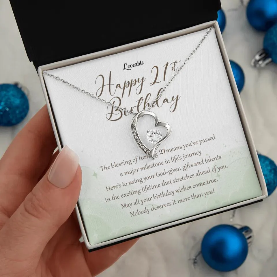 Nobody Deserves It More Than You Personalized Birthday Necklace Gift For Daughter - Image 15