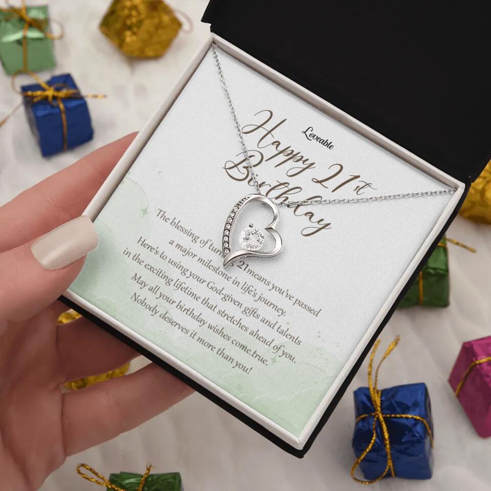 Nobody Deserves It More Than You Personalized Birthday Necklace Gift For Daughter - Image 16
