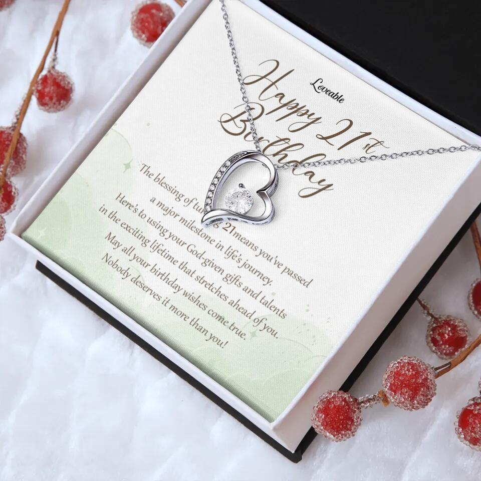 Nobody Deserves It More Than You Personalized Birthday Necklace Gift For Daughter - Image 17
