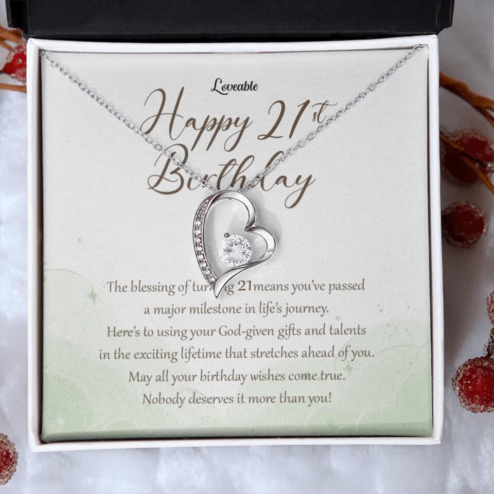 Nobody Deserves It More Than You Personalized Birthday Necklace Gift For Daughter - Image 18