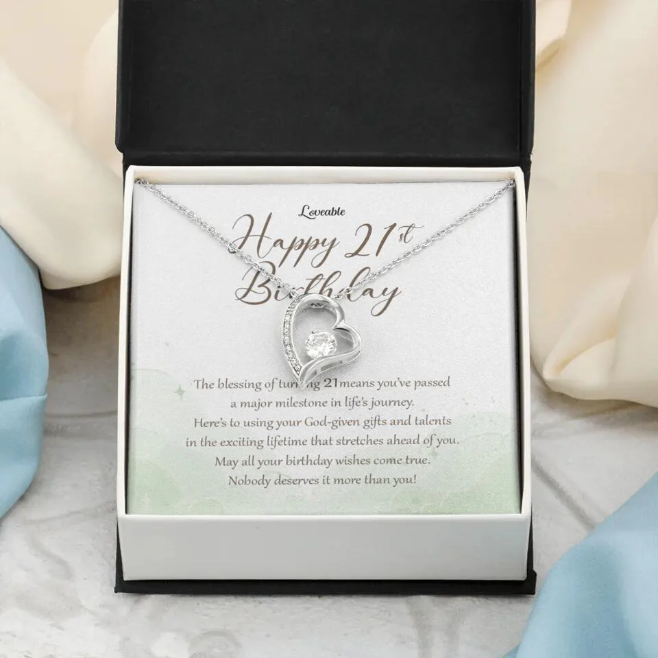 Nobody Deserves It More Than You Personalized Birthday Necklace Gift For Daughter - Image 20