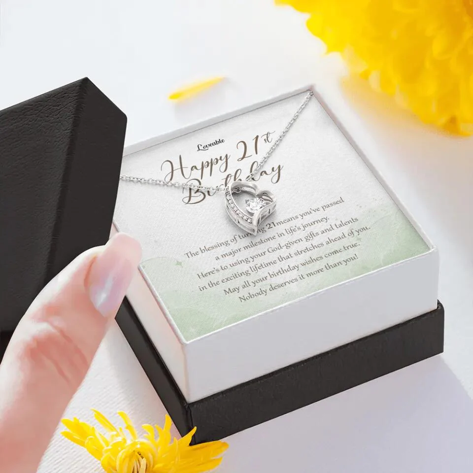 Nobody Deserves It More Than You Personalized Birthday Necklace Gift For Daughter - Image 22