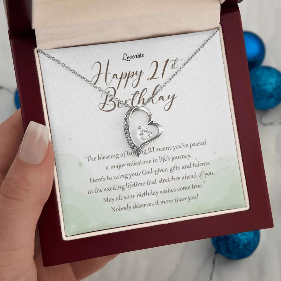 Nobody Deserves It More Than You Personalized Birthday Necklace Gift For Daughter - Image 25