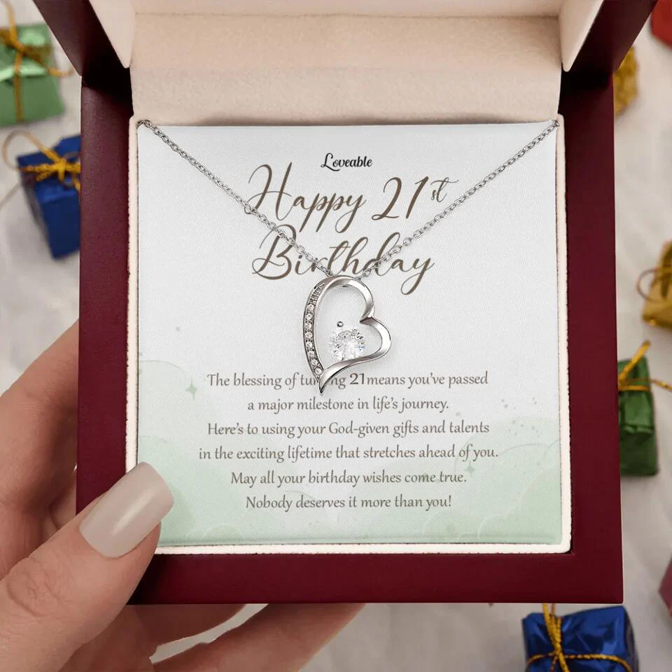 Nobody Deserves It More Than You Personalized Birthday Necklace Gift For Daughter - Image 26