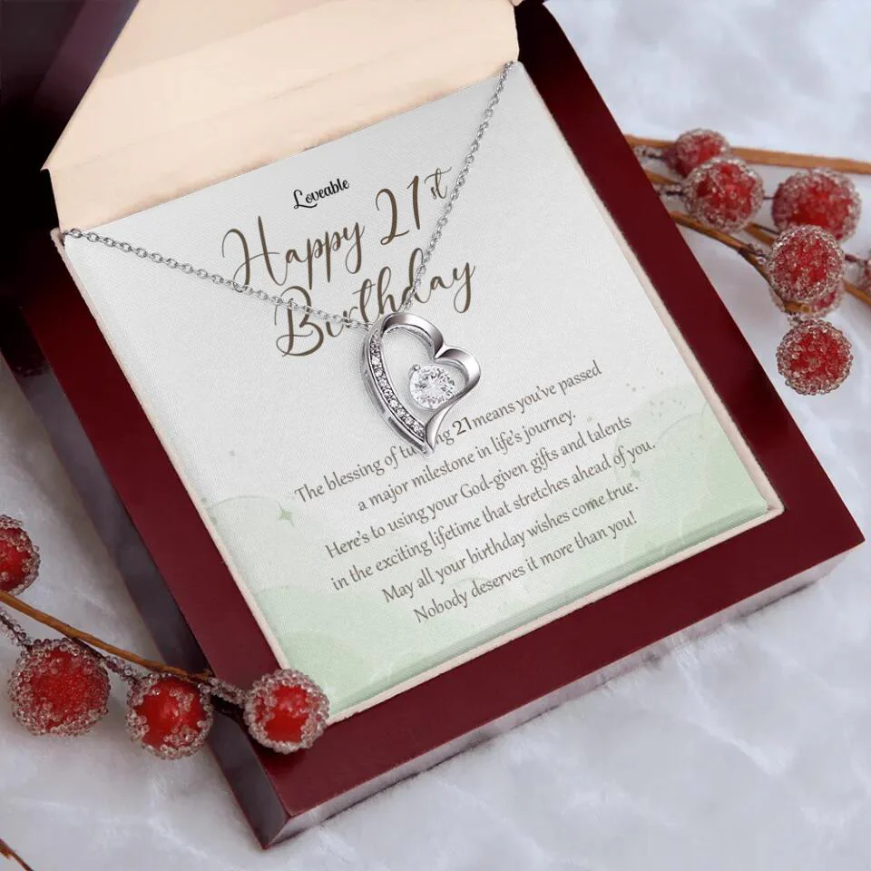 Nobody Deserves It More Than You Personalized Birthday Necklace Gift For Daughter - Image 28