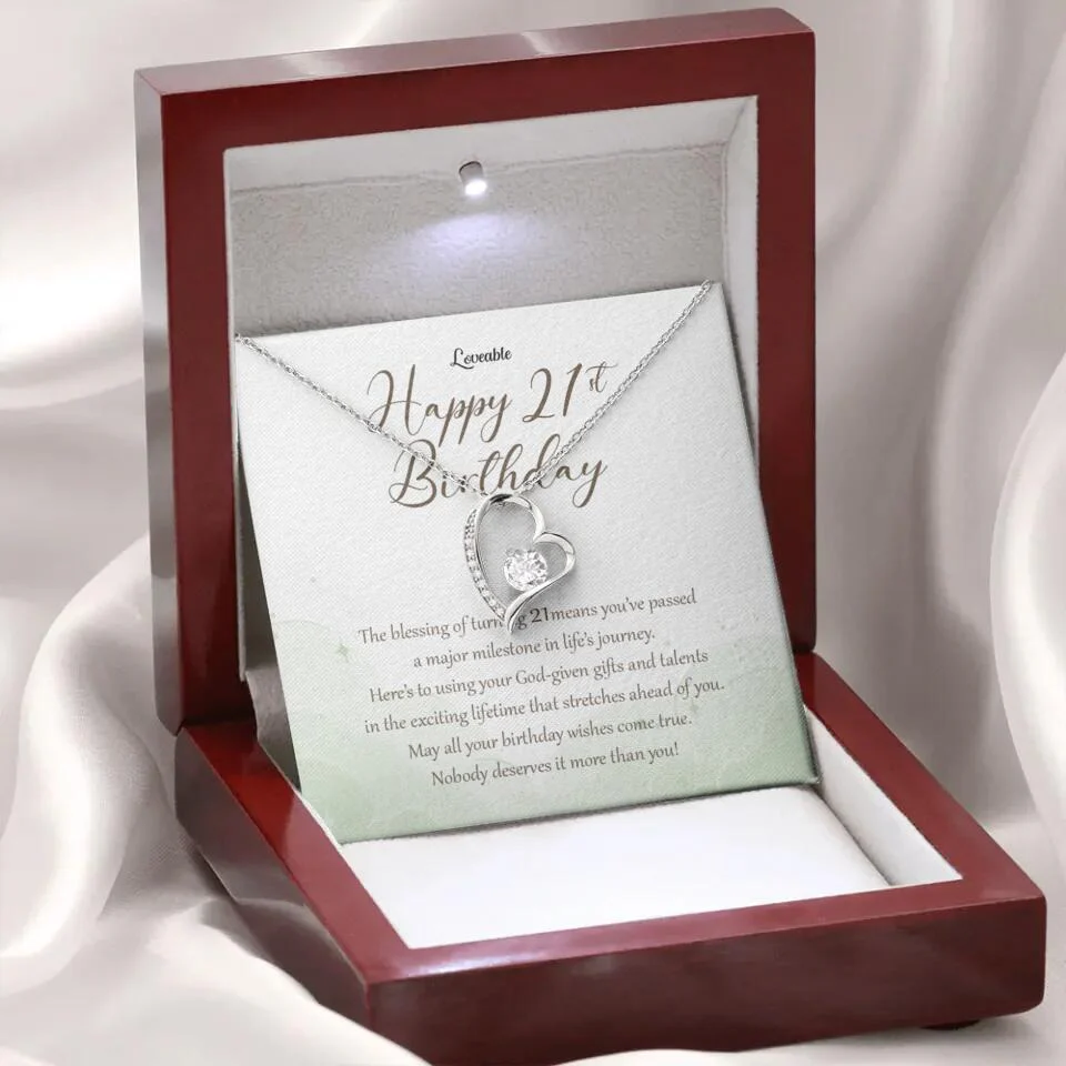 Nobody Deserves It More Than You Personalized Birthday Necklace Gift For Daughter - Image 29
