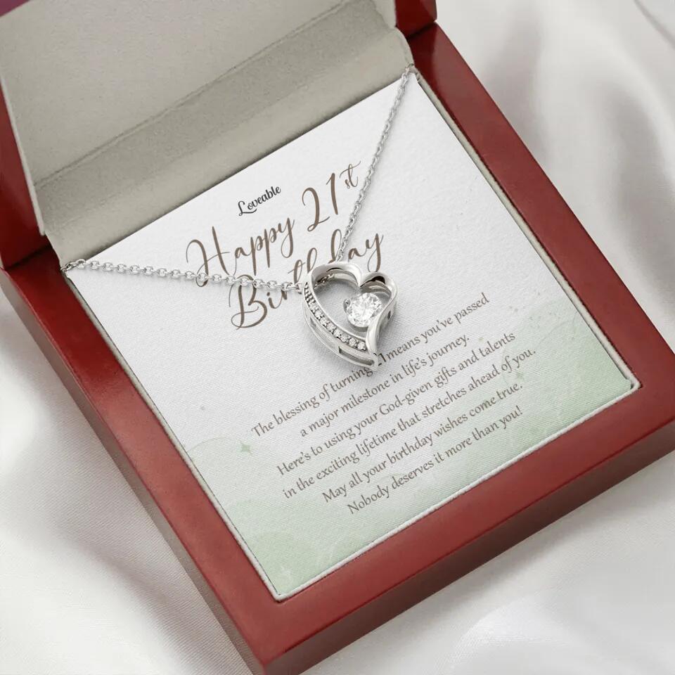 Nobody Deserves It More Than You Personalized Birthday Necklace Gift For Daughter - Image 30