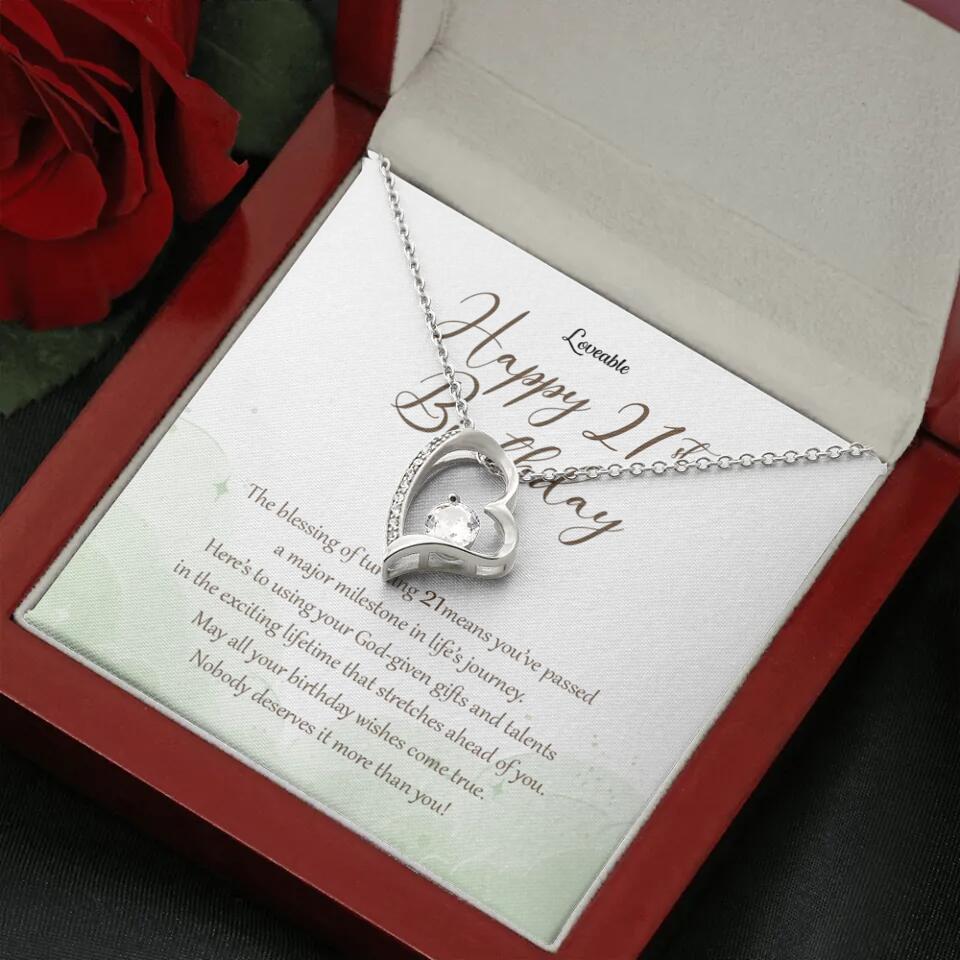 Nobody Deserves It More Than You Personalized Birthday Necklace Gift For Daughter - Image 32