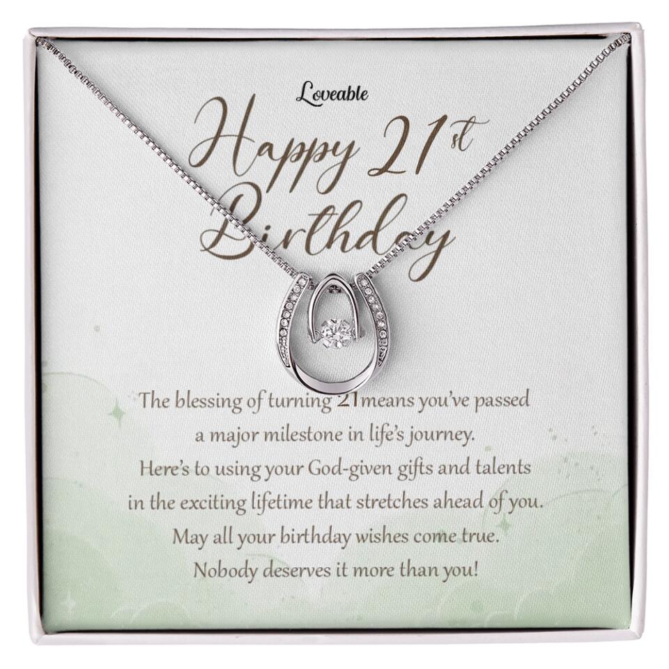 Nobody Deserves It More Than You Personalized Birthday Necklace Gift For Daughter - Image 35