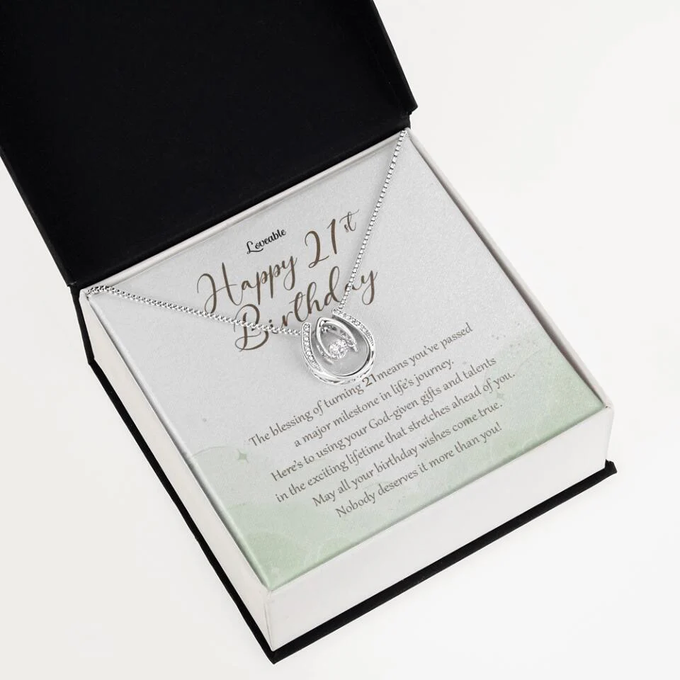 Nobody Deserves It More Than You Personalized Birthday Necklace Gift For Daughter - Image 37