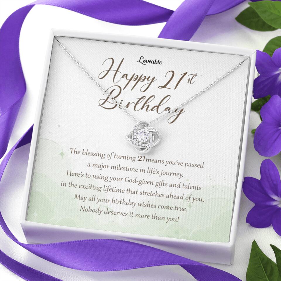 Nobody Deserves It More Than You Personalized Birthday Necklace Gift For Daughter - Image 5