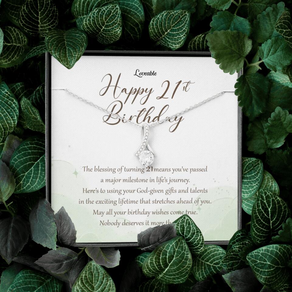 Nobody Deserves It More Than You Personalized Birthday Necklace Gift For Daughter - Image 50