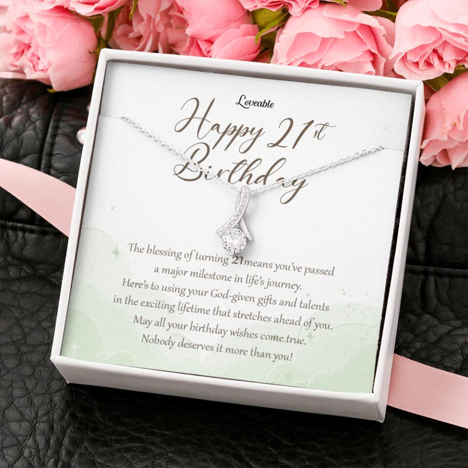 Nobody Deserves It More Than You Personalized Birthday Necklace Gift For Daughter - Image 52