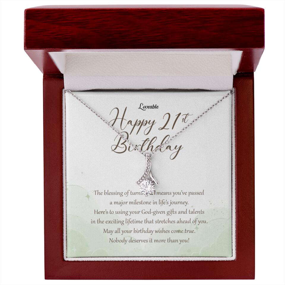 Nobody Deserves It More Than You Personalized Birthday Necklace Gift For Daughter - Image 53