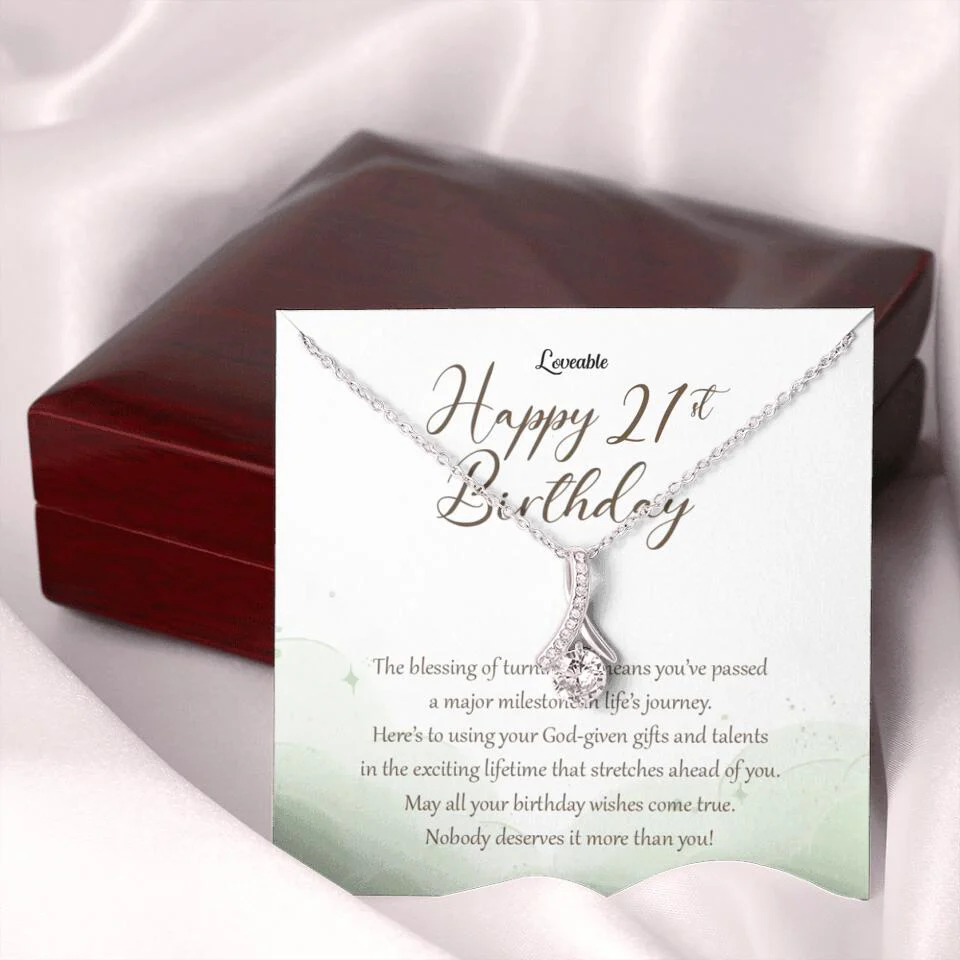 Nobody Deserves It More Than You Personalized Birthday Necklace Gift For Daughter - Image 55