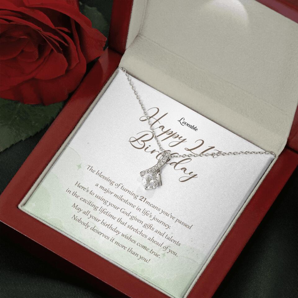 Nobody Deserves It More Than You Personalized Birthday Necklace Gift For Daughter - Image 56