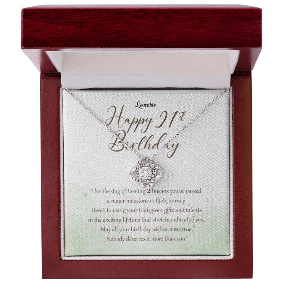 Nobody Deserves It More Than You Personalized Birthday Necklace Gift For Daughter - Image 6