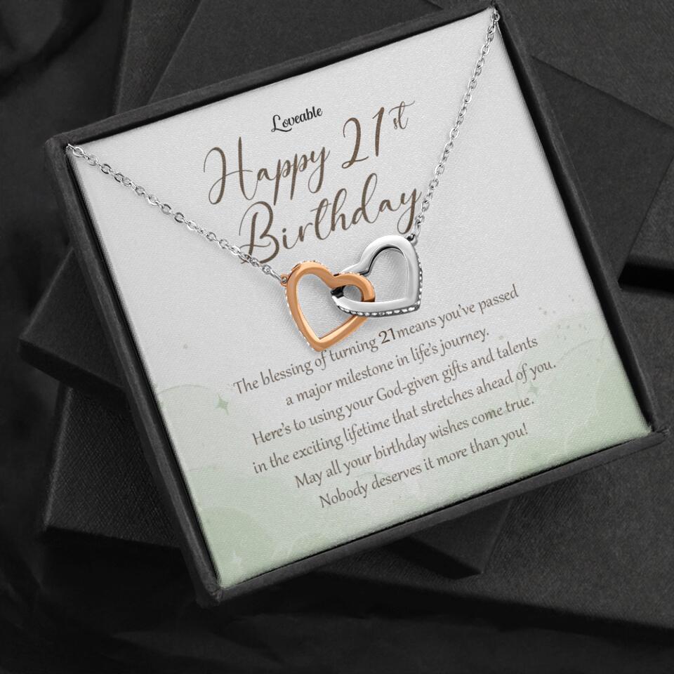 Nobody Deserves It More Than You Personalized Birthday Necklace Gift For Daughter - Image 9