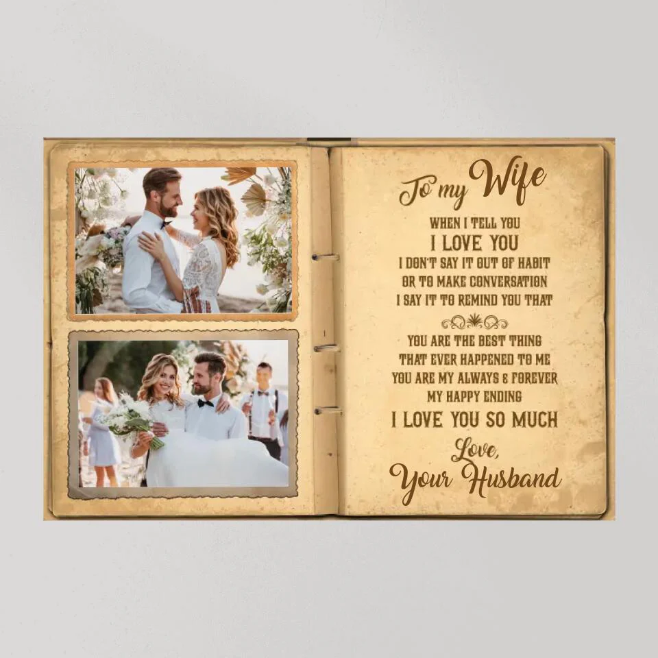 Notebook To My Wife Custom Canvas Poster Anniversary Gift For Her - Image 7