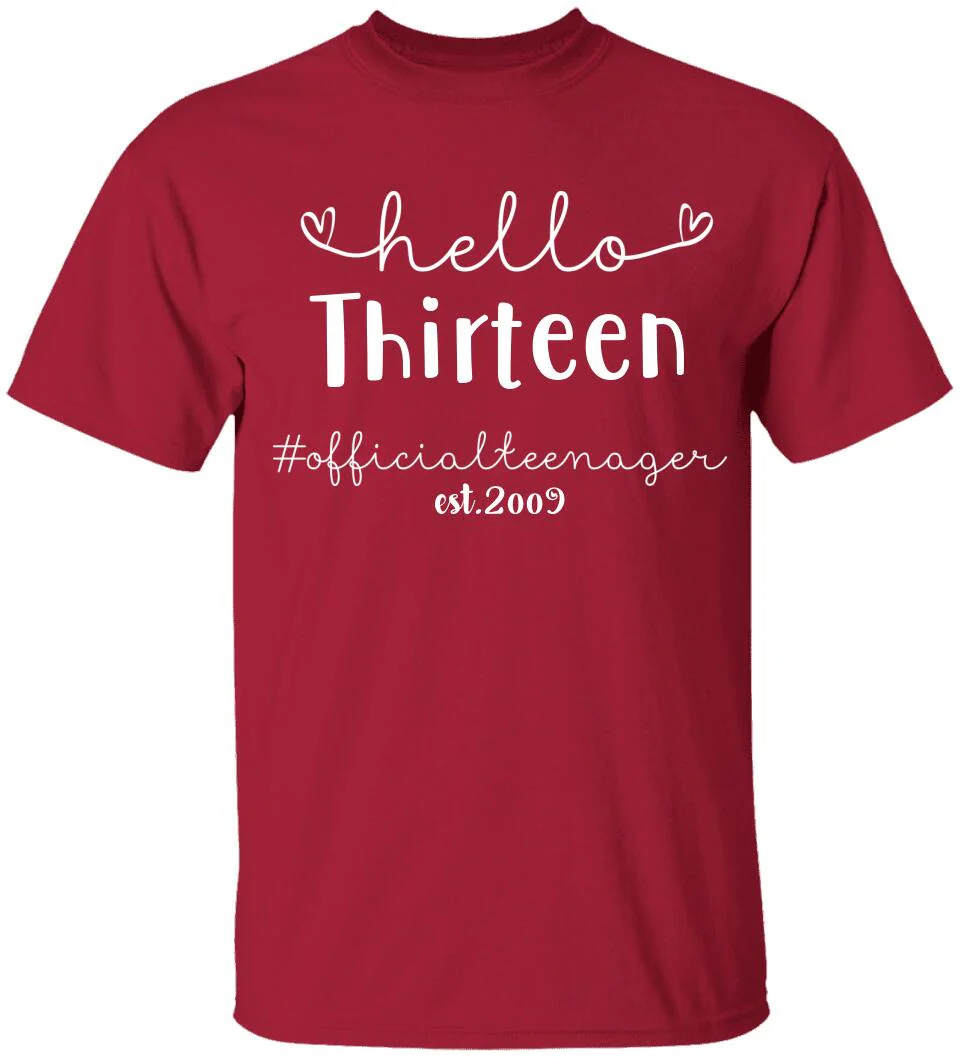 Official Teenager Hello New Age Personalized T shirt - Image 11