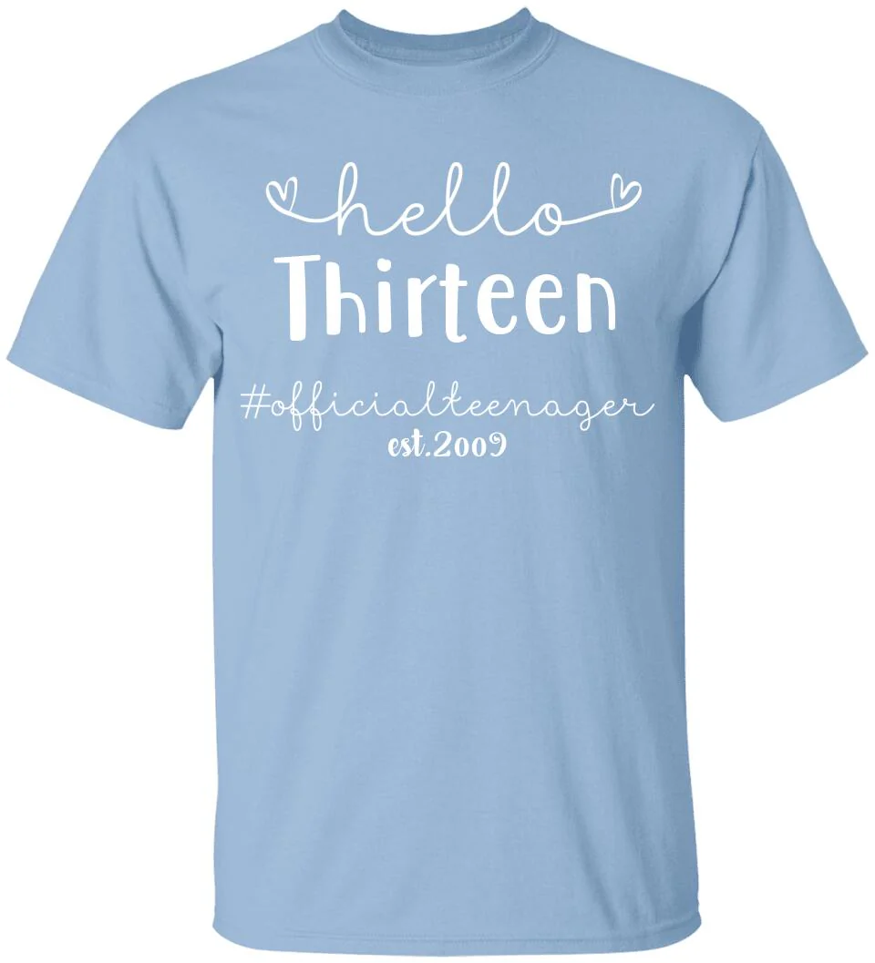 Official Teenager Hello New Age Personalized T shirt - Image 12
