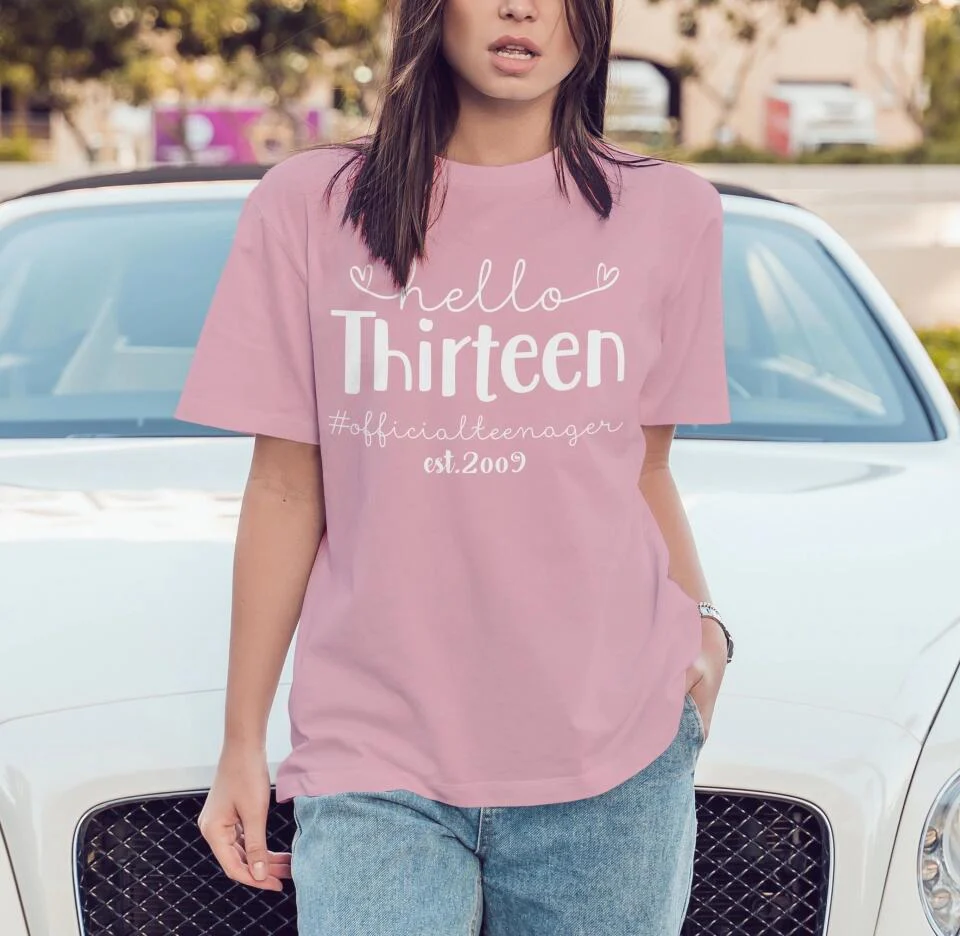 Official Teenager Hello New Age Personalized T shirt - Image 14