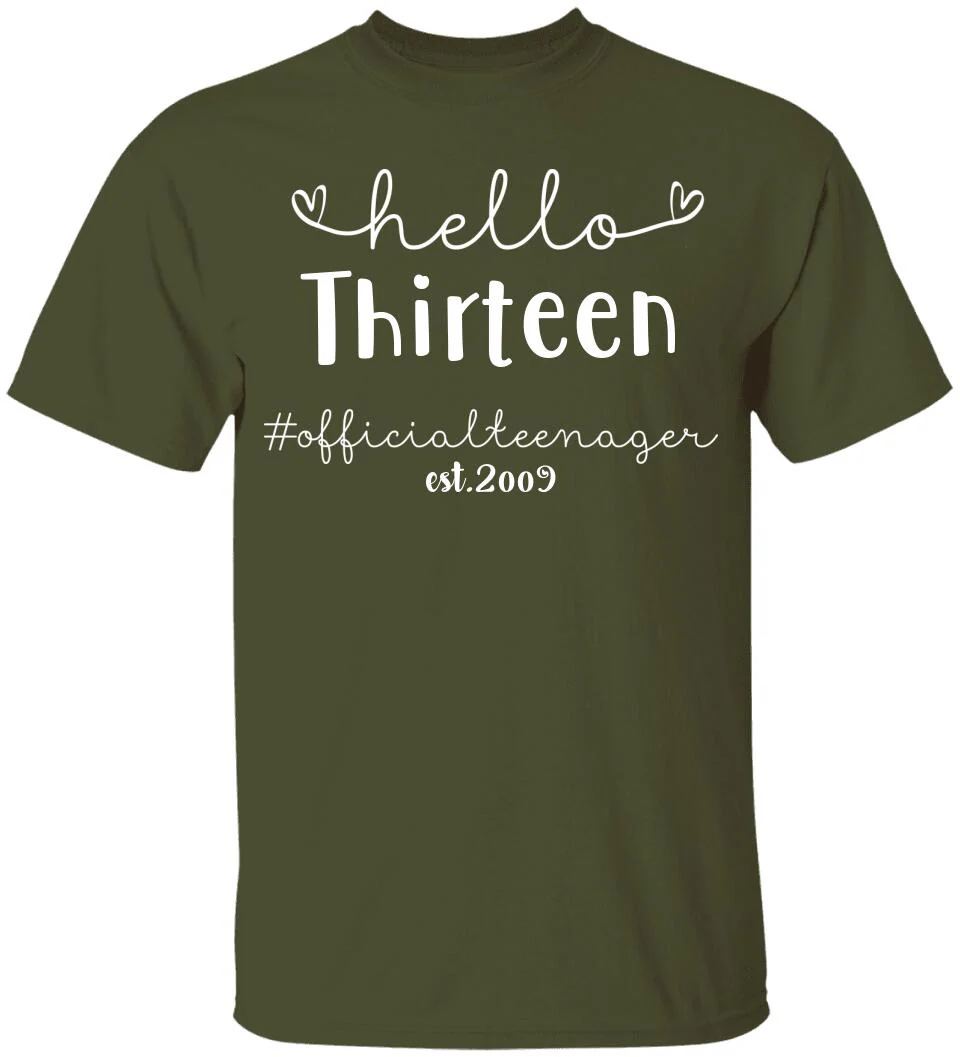 Official Teenager Hello New Age Personalized T shirt - Image 2