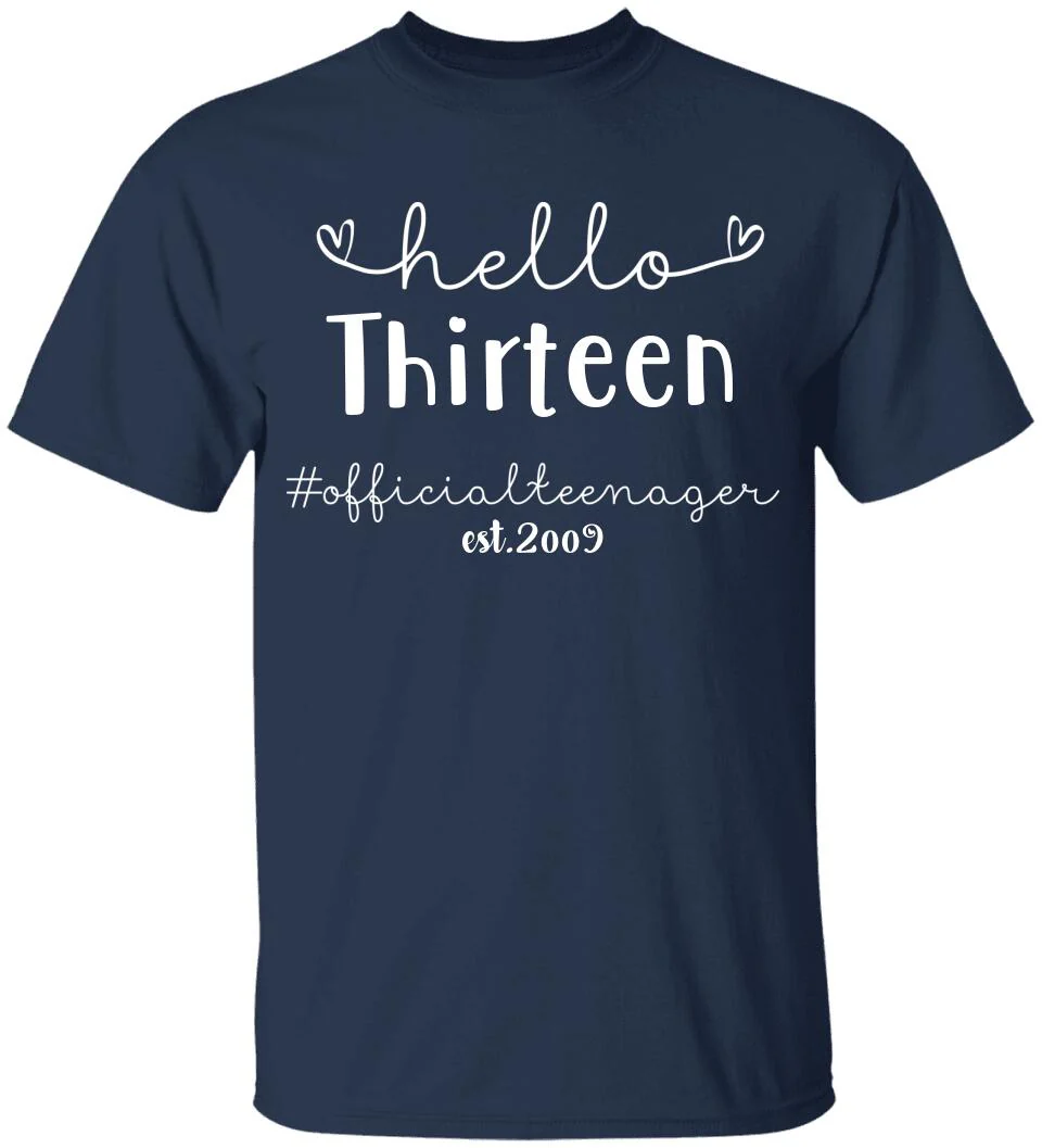 Official Teenager Hello New Age Personalized T shirt - Image 5